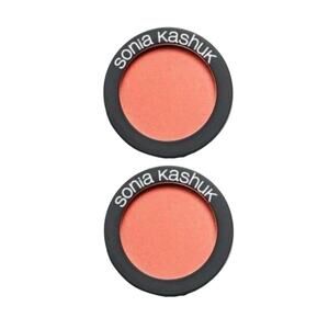 2x Sonia Kashuk Beautifying Powder Blush in 03 SUNSET ~ HTF Discontinued Sealed